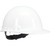 Dom Front Brim Cap Style Hard Hat - White | Case of 12