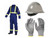 *Carvel Electric* New Hire Package (Includes Hardhat, Coveralls, and Gloves)