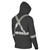 Hi-Viz Birdseye Hooded Safety Shirt - Black