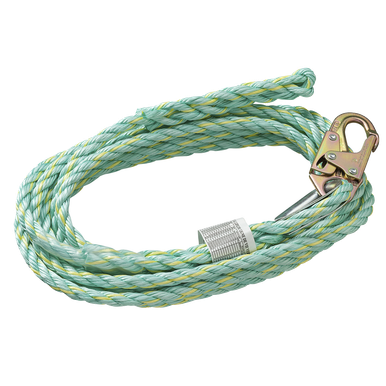 Vertical Lifeline - Snap Hook & Back Splice - 25' (7.6 m) | Case of 2 ...