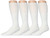 White Cotton Calf Length Tube Socks_Men's_White 6 pair pack White Cotton Calf Length Tube Socks_Men's_White 6 pair pack