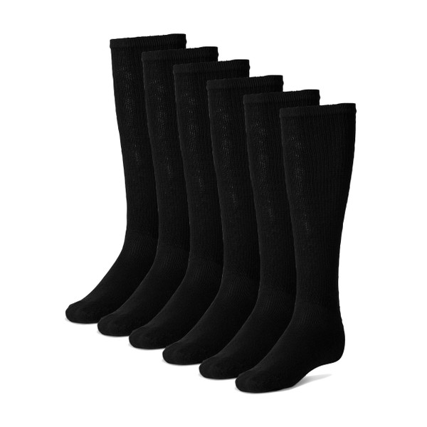 Sport over the calf crew socks - Black