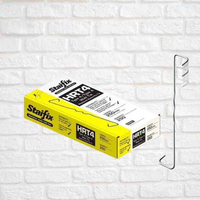 250mm Ancon Staifix HRT4 Housing Wall Tie (Type 4/Type A) Wall Ties