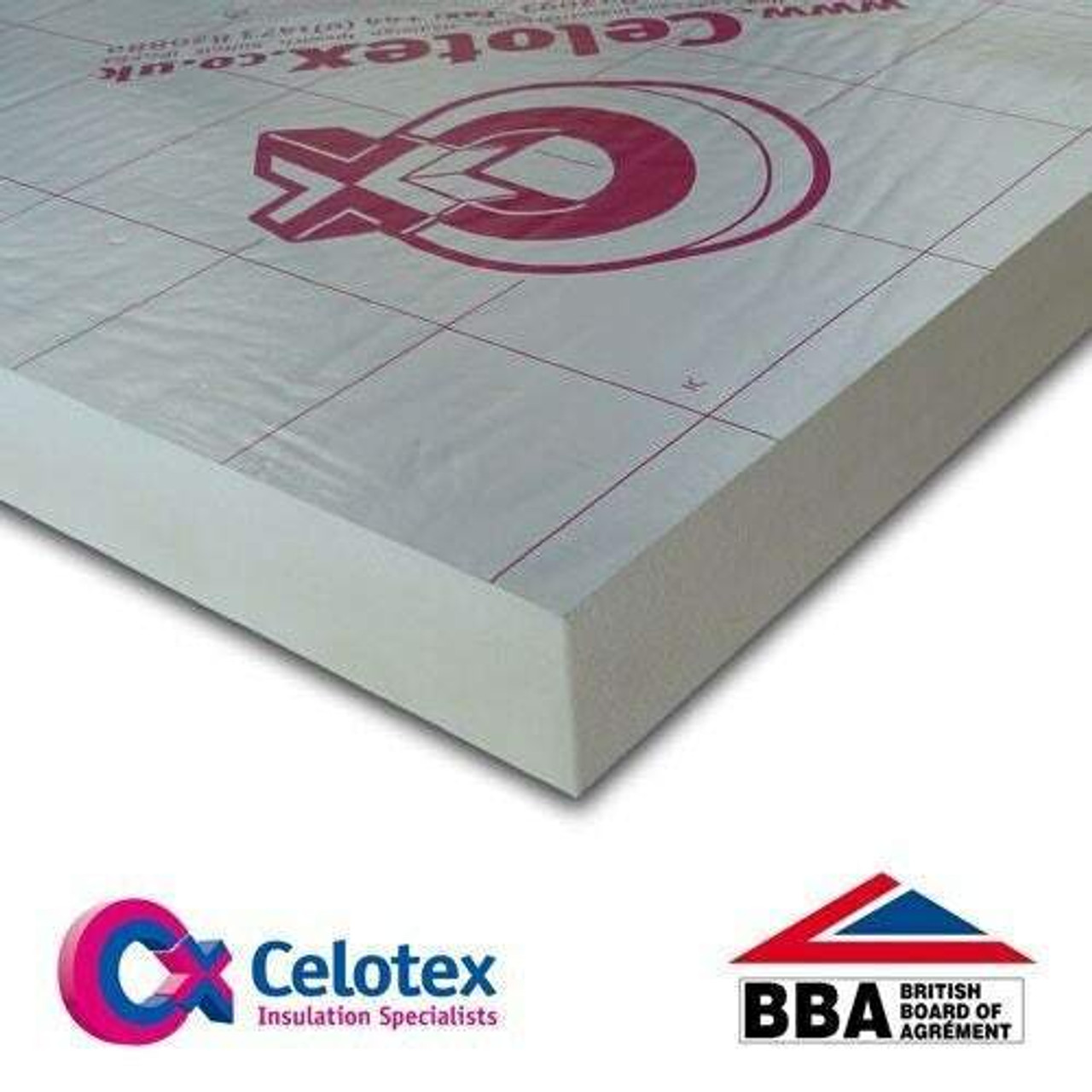 50mm - Celotex Cavity Wall Insulation Board CW4050 1.2m x 450mm - 5.94m2 Pack 778064 CLO-50271