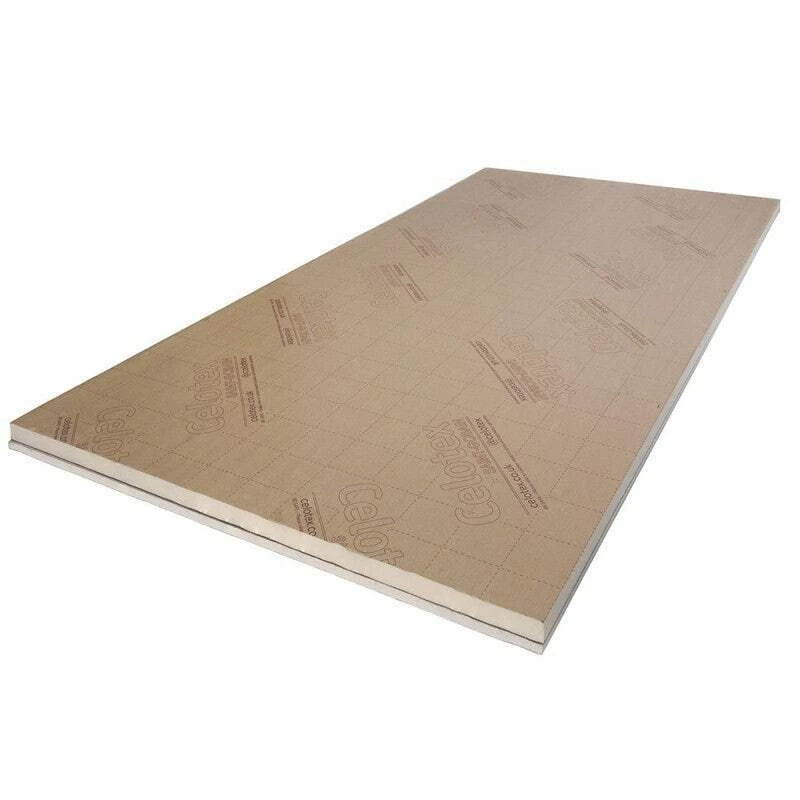 62.5mm- Celotex Insulated Plasterboard PL4050 1.2m x 2.4m 137497 CLO-51114