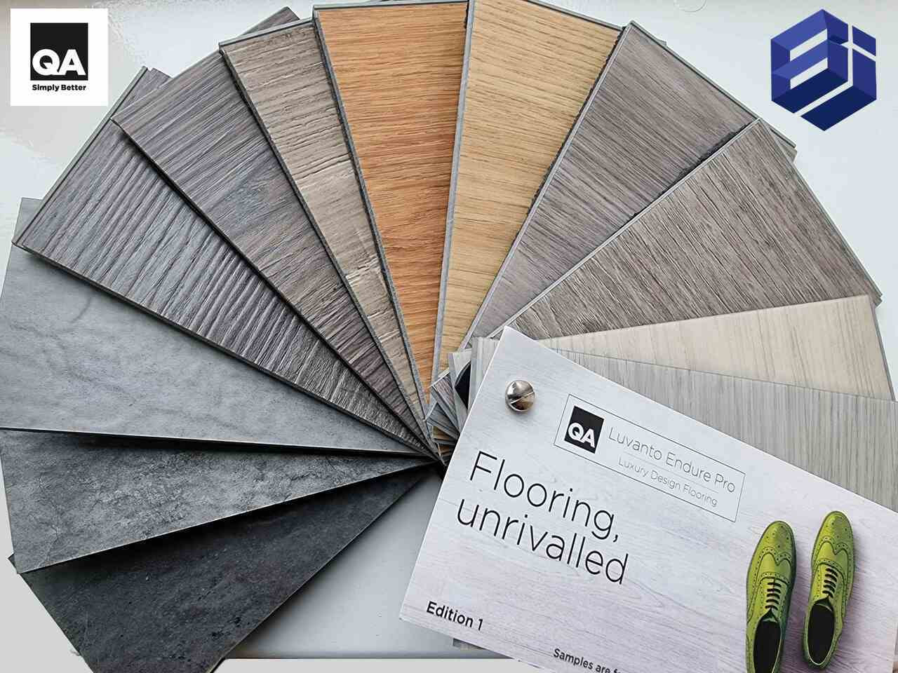 Grey Sparkle - Luvanto Design Luxury Vinyl Tiles - QAL-2013 QAF-LVT-17 QAL-2013