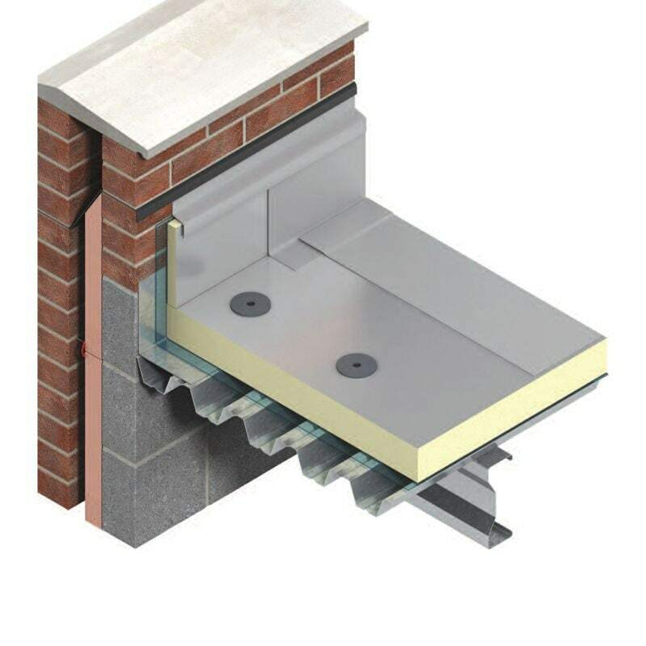 150mm - TR26 Flat Roof Insulation Board by Kingspan Thermaroof 150mm - 5.76m2 Pack ITR26150 KGS-50848