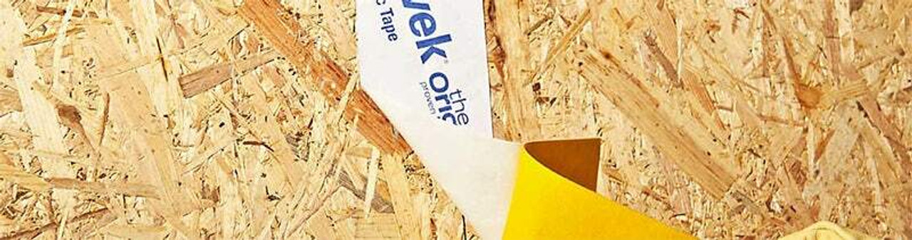 Tyvek Acrylic Single Sided Tape from DuPont - 75mm x 25m Roll D15227805 DUP-50653