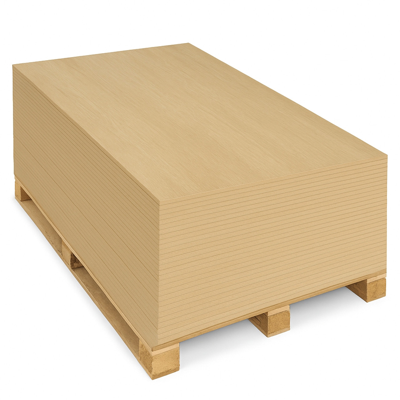 6mm Oak Veneered MDF Board Crown Cut A/B Grade 2440mm x 1220mm (8' x 4') - Single FSC - Pallet Plus   GEN-64031
