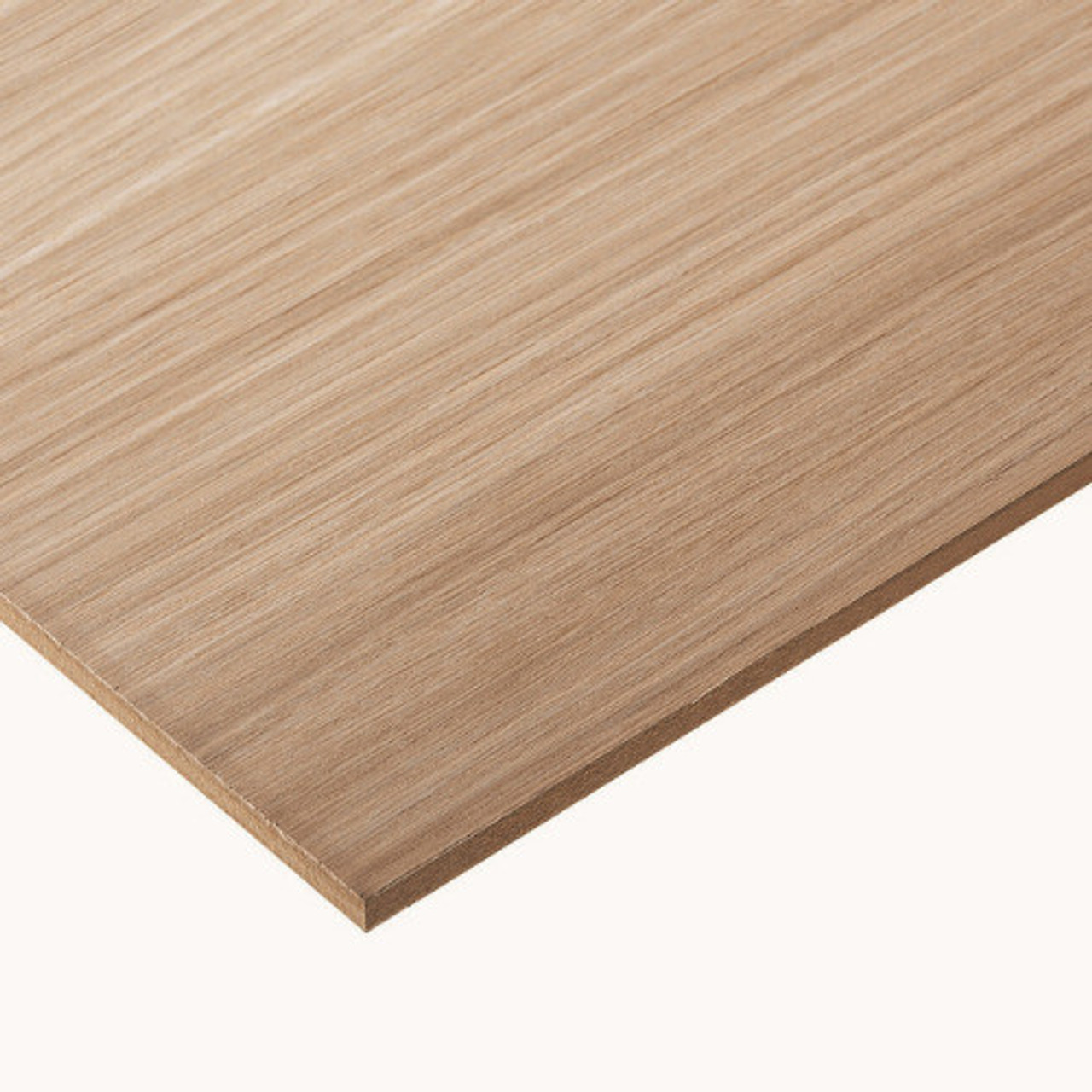 10mm Oak Veneered MDF Board Crown Cut A/B Grade 2440mm x 1220mm (8' x 4') - Single FSC - Pallet Plus   GEN-64035