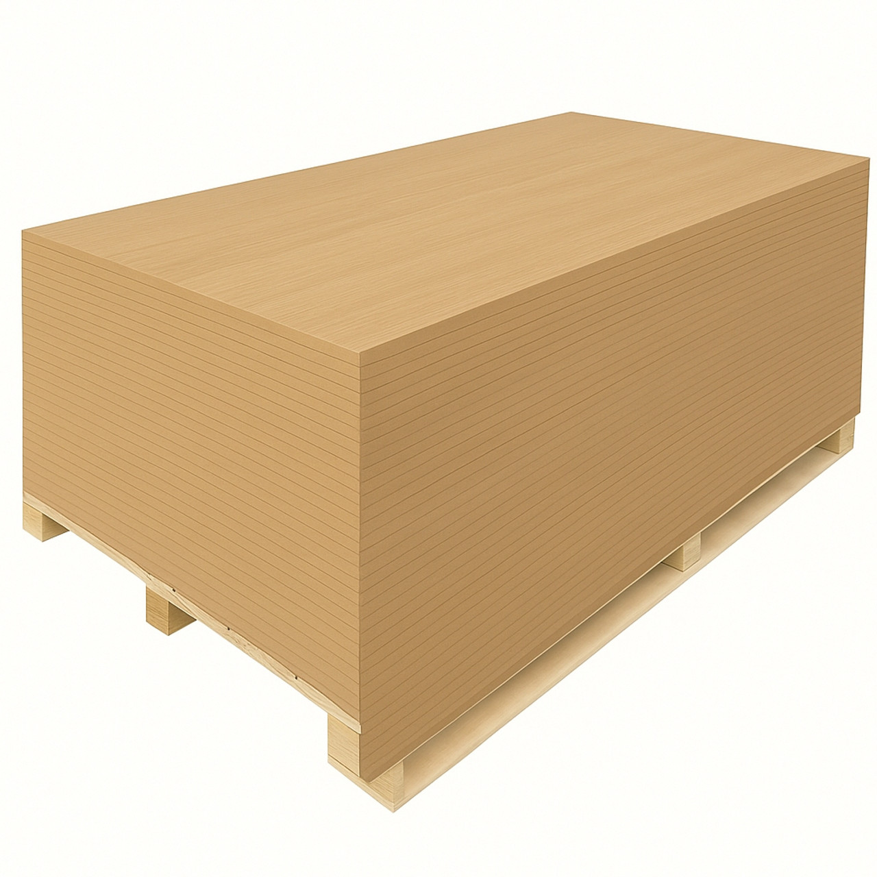 10mm Oak Veneered MDF Board Crown Cut A/B Grade 2440mm x 1220mm (8' x 4') - Single FSC - Pallet Plus   GEN-64035