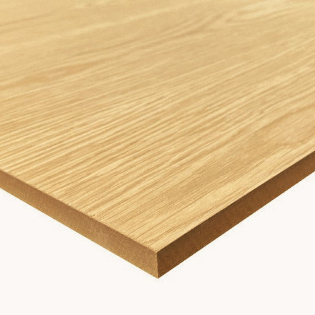 13mm Oak Veneered MDF Board Crown Cut A/B Grade 2440mm x 1220mm (8' x 4') FSC - Pallet Plus   GEN-64040