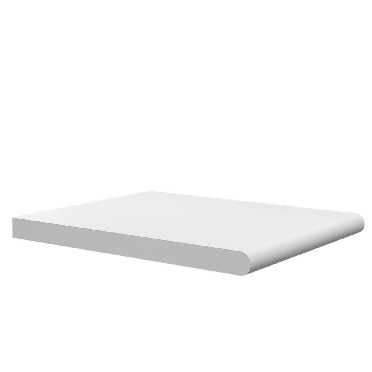 25mm x 294mm White Primed Bullnose MDF Window Board 3660mm - Pallet Plus   GEN-64044