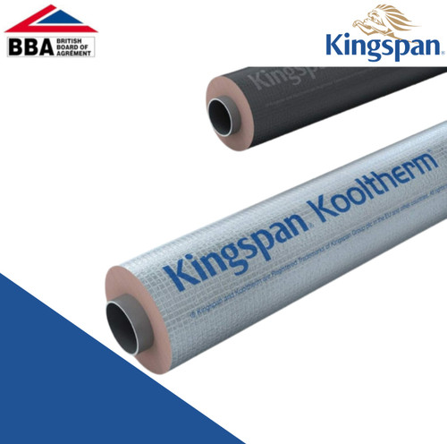 Kooltherm FM Pipe Insulation Lagging by Kingspan - 67mm x 20mm x 1m  251470677 KGS-50348