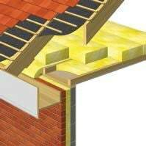 170mm - Isover Spacesaver Loft Roll Insulation Glass Wool 170mm - 6.25m2 Roll 5200854549 ISV-50858