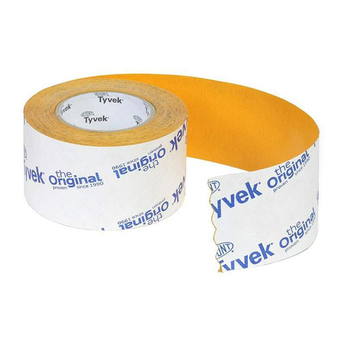 Tyvek Acrylic Single Sided Tape from DuPont - 75mm x 25m Roll D15227805 DUP-50653 Tyvek Acrylic Single Sided Tape from DuPont - 75mm x 25m Roll D15227805 DUP-50653
