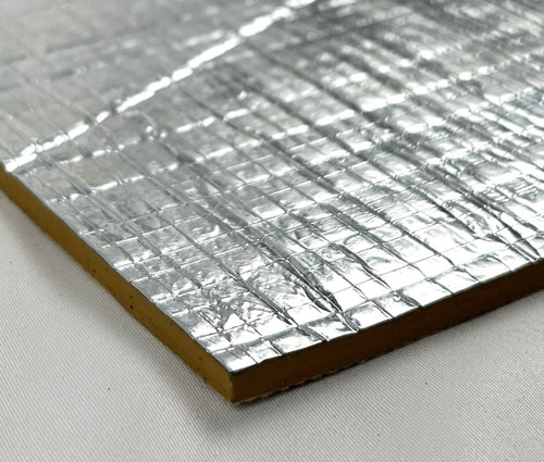 Siderise Barrier Pro Foil Faced Acoustic Barrier Mat - 1.2m x 2m x 5.3mm BT1F10.V SRS-64084 Siderise Barrier Pro Foil Faced Acoustic Barrier Mat - 1.2m x 2m x 5.3mm BT1F10.V SRS-64084