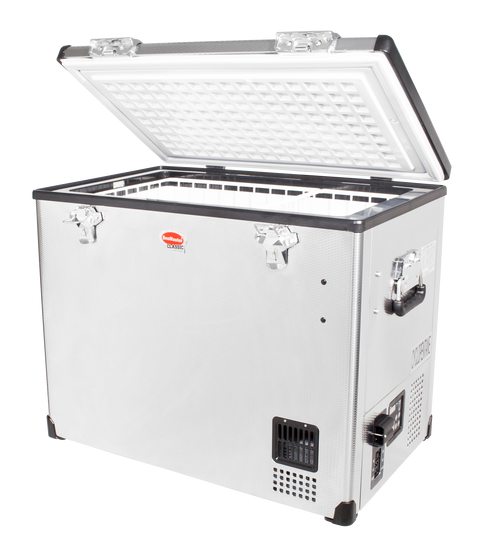 CLASSIC SERIES STAINLESS STEEL 80L AC/DC FRIDGE/FREEZER