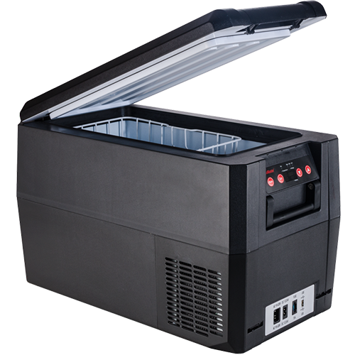 LEISURE SERIES STAINLESS STEEL 40L AC/DC FRIDGE/FREEZER