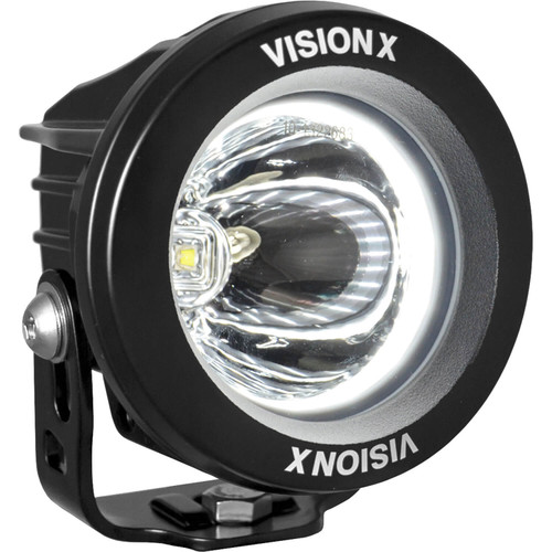Vision X 3.7 in Optimus Round 15 Degree Beam with White Halo LED Light