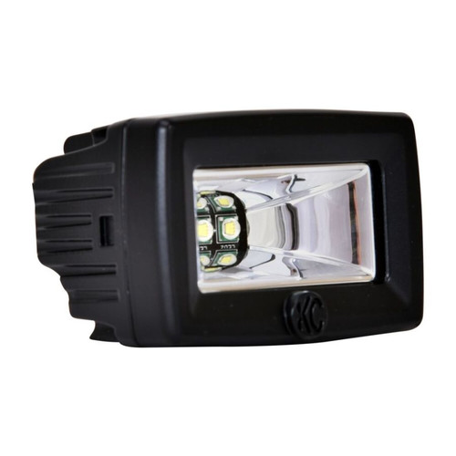 KC HiLiTES 2 in C-Series C2 LED 2-Light Area Flood System, 20W Flood Beam