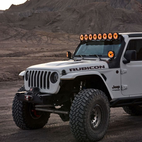 KC HiLiTES Gravity Titan 50 in Overhead LED Light Bar System, 2018-2026 Jeep Wrangler JL & Gladiator JT