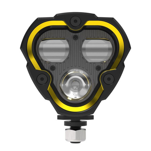 KC HiLiTES FLEX ERA 3 Dual Mode SAE Fog LED 2-Light Master Kit, Jeep JK/JL/JT Steel Bumpers