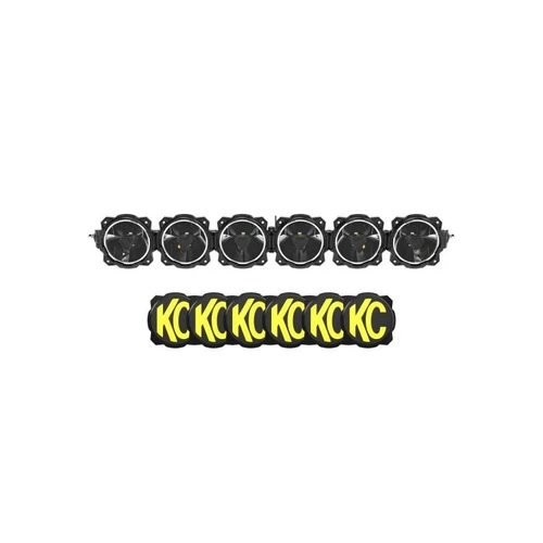 KC HiLiTES Gravity Pro6 39 in 6-Light LED Light Bar Overhead Bundle, Polaris RZR Pro XP / Turbo R / Pro S