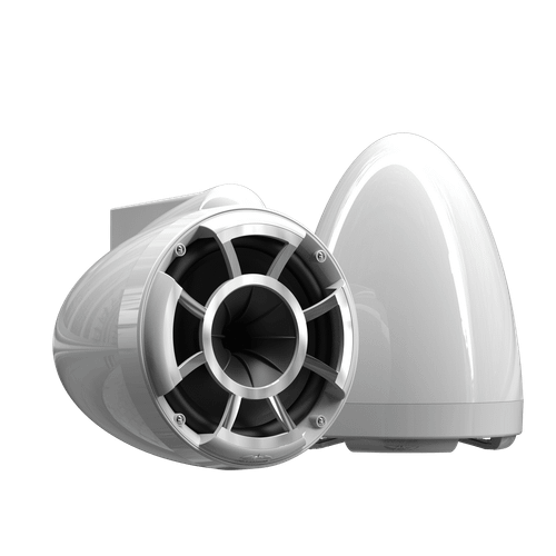 Gloss White Revolution Series 8-inch Tower Speakers