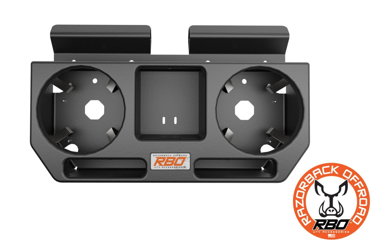 Kubota RTV Mount Drink Holder Console by Razorback