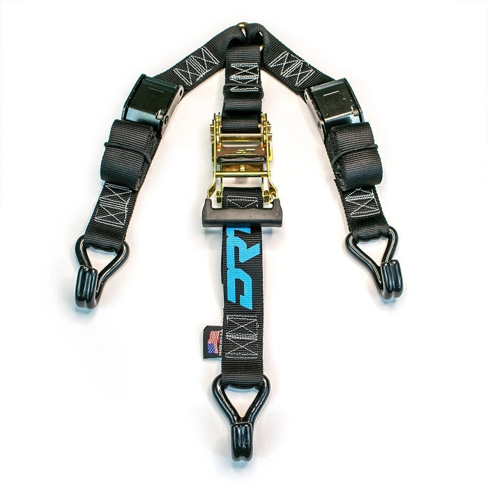 Y Racket Strap Kubota RTV Ratcheting 3-point Y-Strap by DRT Motorsports - 10005TC01401