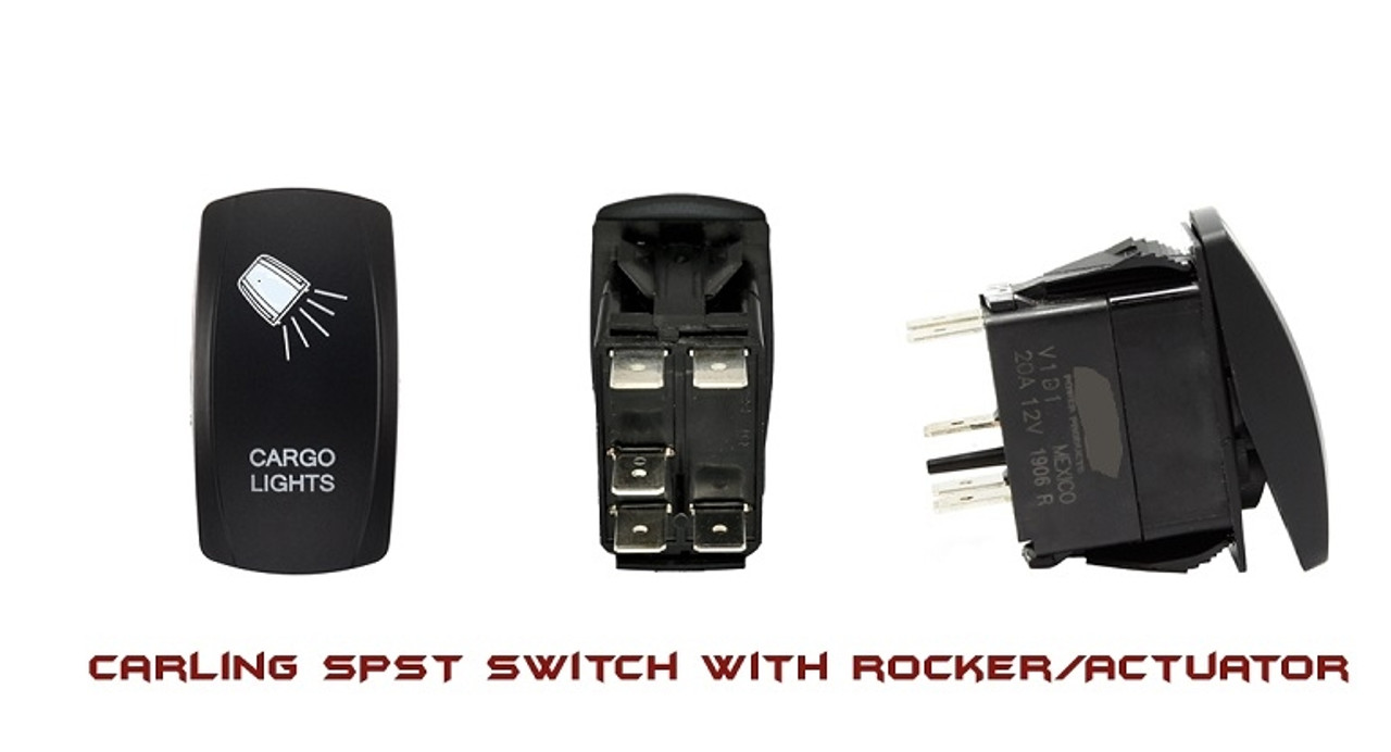 Kubota RTV Cargo Lights Rocker Switch by XTC Power Products