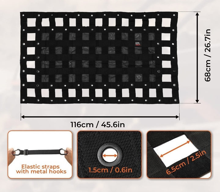 Secure Your Cargo: Kemimoto Kubota RTV/RTV-X/Sidekick Heavy Duty