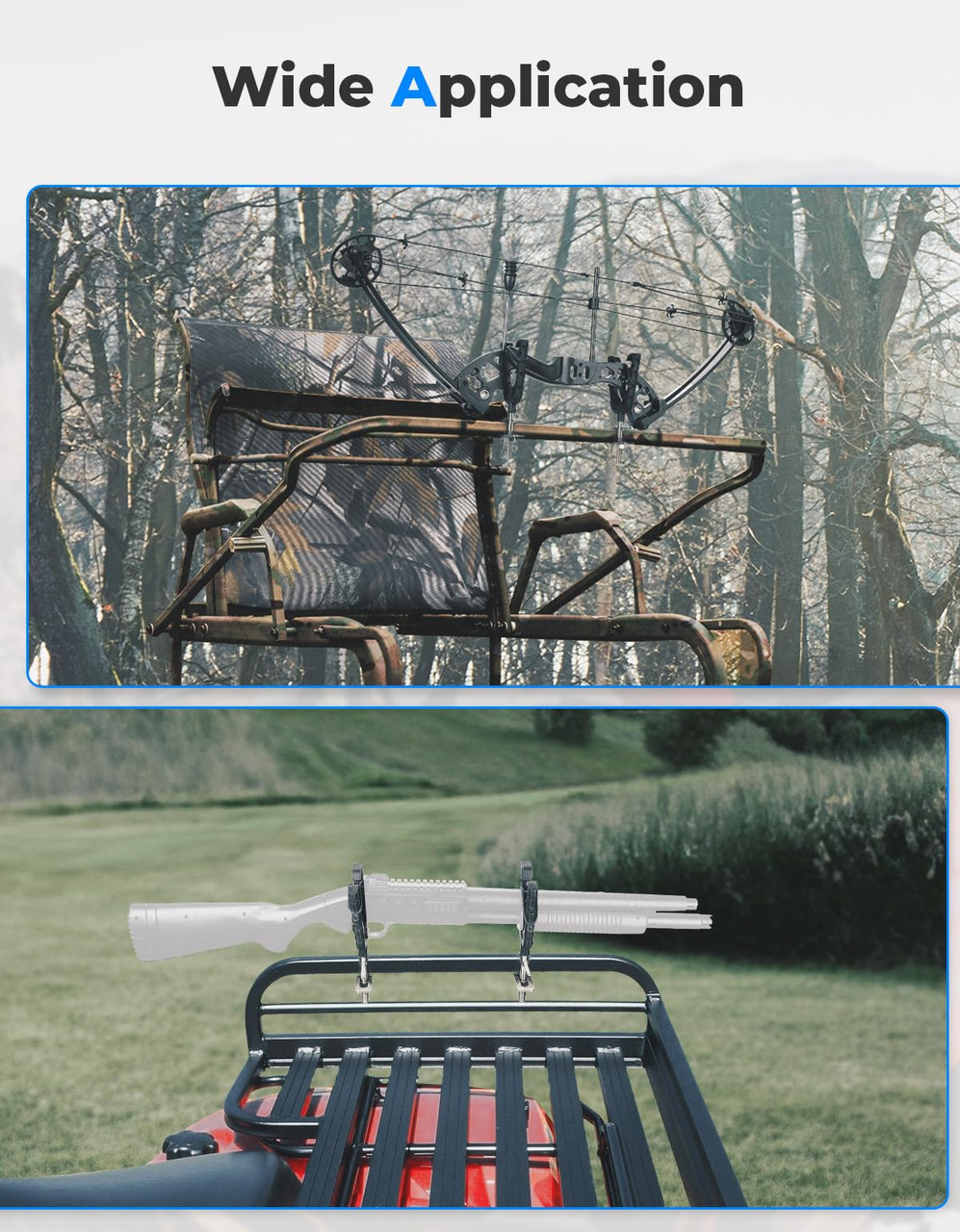 Kubota Rtv Gun Rack Kubota RTV / RTV-X / Sidekick Gun Mount with Rubber Straps for 0.79