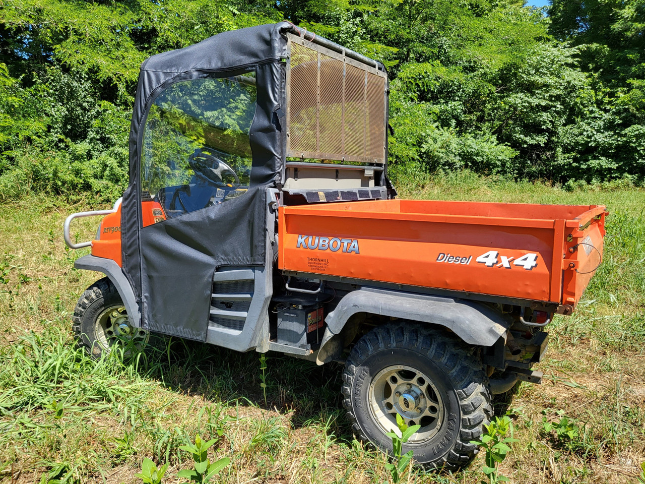 BLK Kubota ウォームアップウェア 黒　激レア色　　ラグビー Kubota RTV 900/1120 Soft Doors by 3 Star Industries - KUB900-DOF