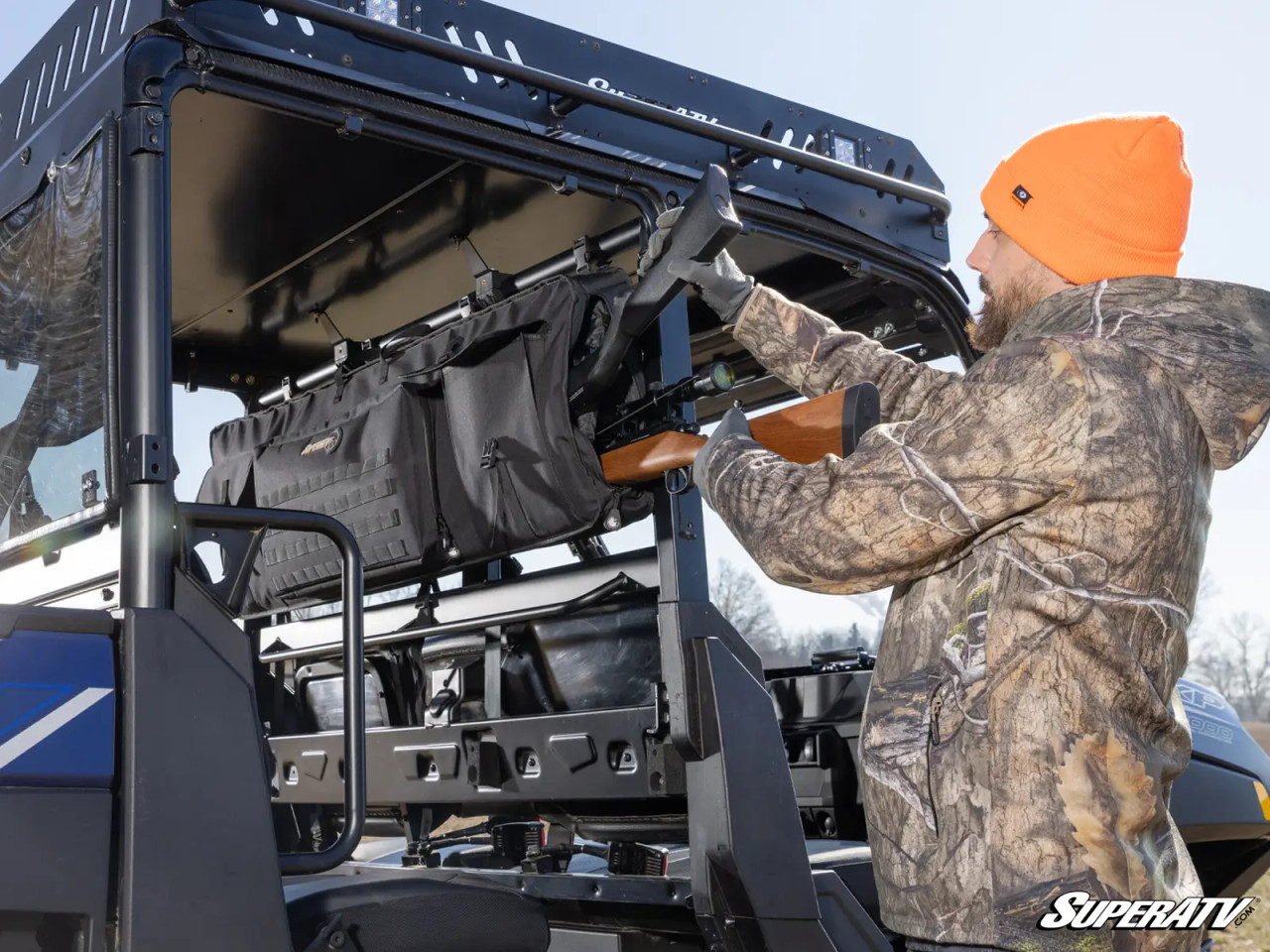 Kubota RTV/RTV-X/Sidekick UTV Double Gun Case with Storage for Roll ...