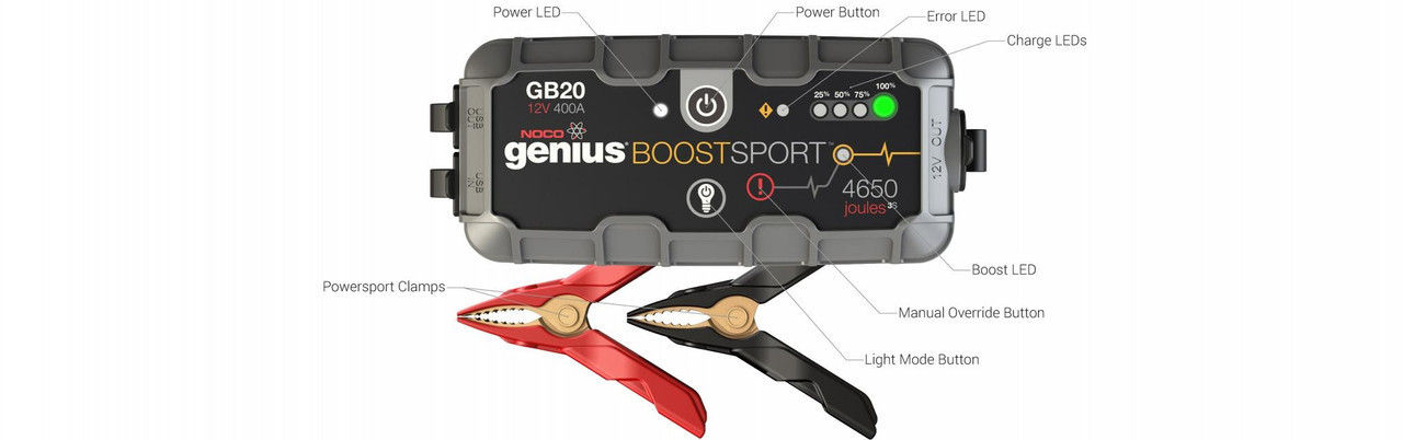 genius boost jump box Amazon.com: NOCO Boost GB40: 1000A UltraSafe Jump Starter – 12V Lithium  Battery Booster Pack, Portable Jump Box, Power Bank & Jumper Cables main image 1