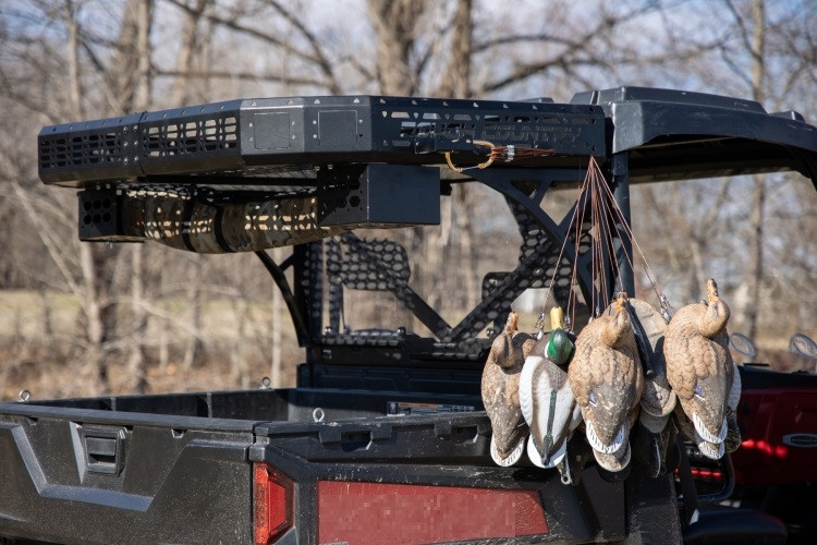Kubota RTV UTV Rack Rifle Case Mounting Brackets by Rough country 99019