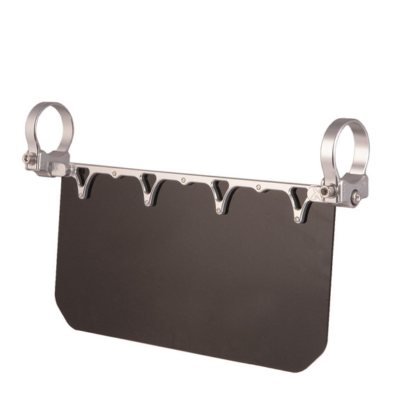 Kubota RTV 12” Wide Sun Visor Solid Black Shield by Axia Alloys