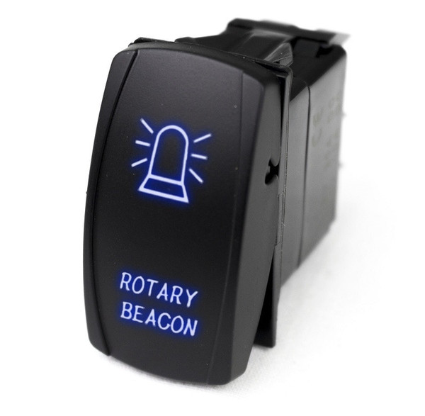 Kubota RTV LED Rocker Switch w/ Blue LED Radiance Rotary Beacon by Race Sport Lighting