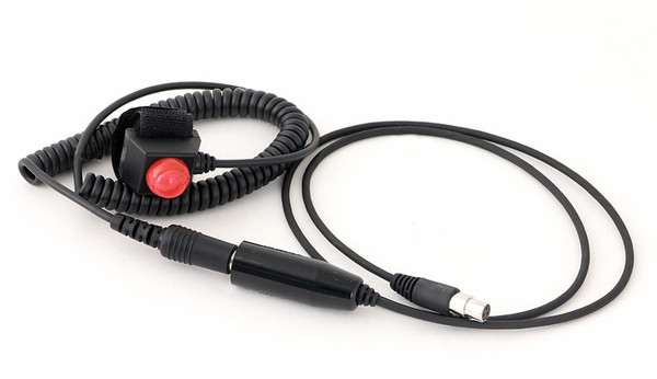 Kubota RTV Quick Disconnect Velcro Mount PTT By Rugged Radios