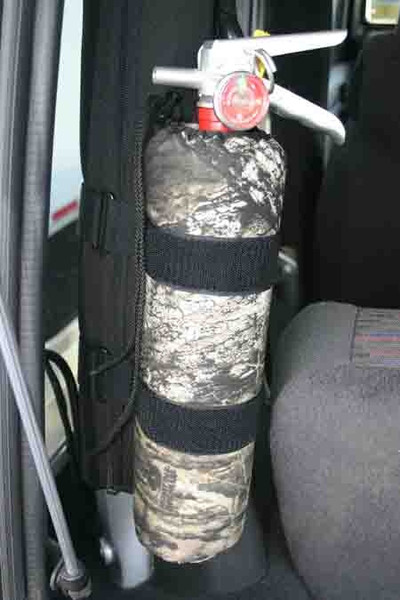 Kubota Roll Bar / UTV Rack Fire Extinguisher Carrier by Greene Mountain