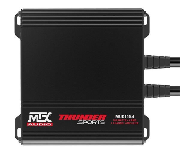 Kubota RTV/Sidekick 400-Watt RMS 4-Channel Powersports Amplifier by MTX Audio - MUD100-4