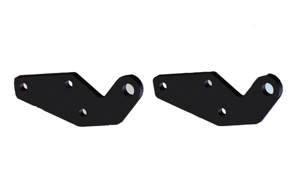 Kubota RTV / RTV-X / Sidekick 1" Negative UTV SQ Push Tube Leveling Kit by KFI