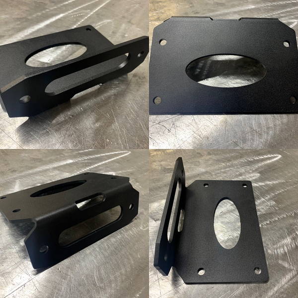 Kubota RTV / RTV-X / Sidekick Winch Fairlead Mounting Plate by BM Fabrications