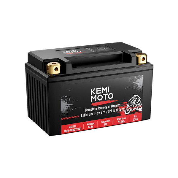 Kubota RTV LiFePO4 12v 4Ah Lithium Battery by Kemimoto