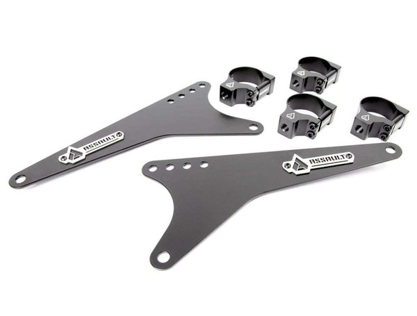 Kubota RTV/RTV-X/Sidekick Extended Light Bar Bracket Kit by Assault Industries by SuperATV