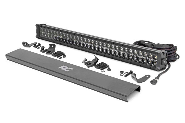 Kubota RTV/RTV-X/Sidekick 30" Black Series LED Light Bar Dual Row by Rough Country