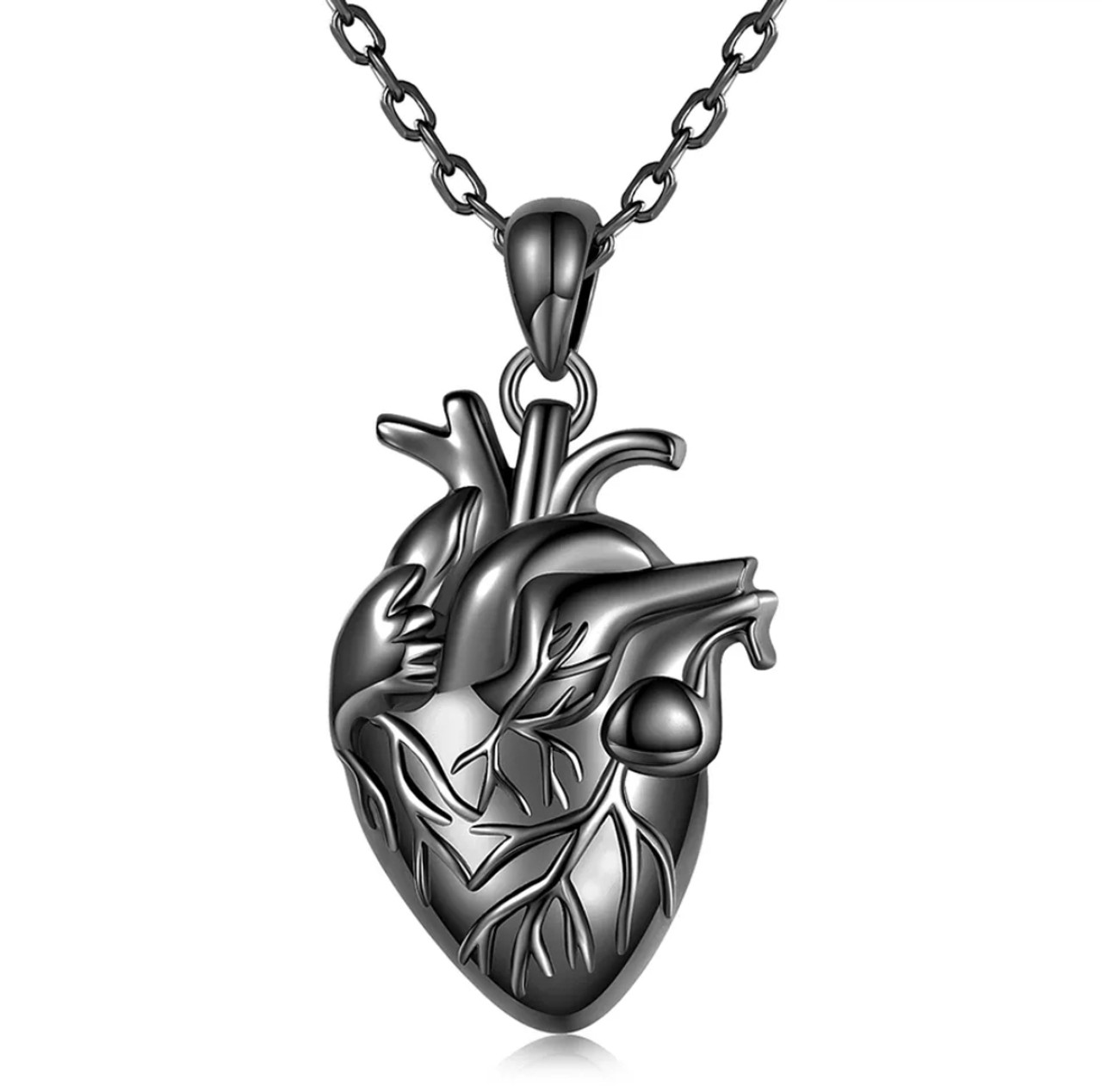 Anatomical Heart Necklace | hellcatjewellery