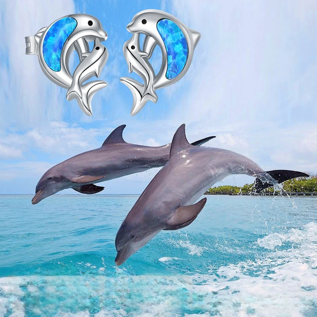 DOLPHIN EARRINGS – Dandelion Jewelry